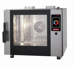 Piec konwekcyjno-parowy gazowy PG-DT-106G | automatyczny system myjący | panel dotykowy | 6x GN 1/1 | seria Professional Gastro