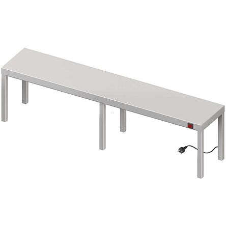 Nadstawka grzewcza na stół pojedyncza 1800x300x400 mm
