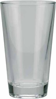 Szklanica barmańska 0,8 l z bardzo grubego i mocnego szkłado shakera bostońskiego, masywna, DE.15.141 