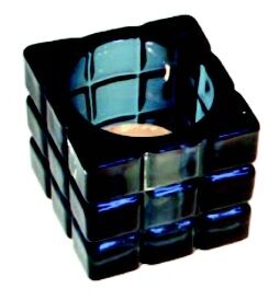 Świecznik Tealight Holder Cube niebieski DE.00.995-BLU