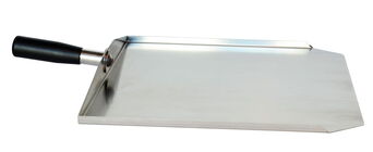 Szufelka aluminiowa z rantami bocznymi | 280x280 mm | QSAB