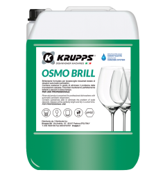 Profesjonalny płyn nabłyszczający do zmywarek z systemem osmozy KRUPPS 2x5 kg | OSMO BRILL