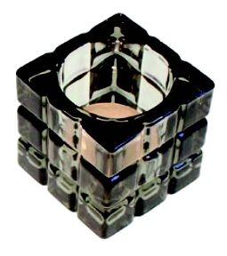 Świecznik Tealight Holder Cube szary DE.00.995-GRY 