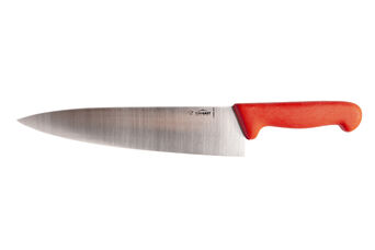 Nóż szefa kuchni dł. 26 cm czerwony