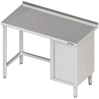 Stół przyścienny z szafką (P),bez półki 1500x700x850 mm